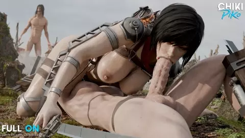 Mikasa Ackerman 69 pose Attack on Titan