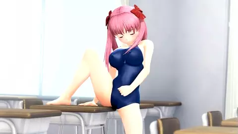 Busty Mahjong Angel NODOKA Impregnation! (School Swimsuit ver.)