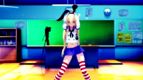 Shimakaze - IDOL [MMD R15] Hamselvish