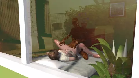 Ellie with Zombie