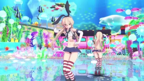 Shimakaze - Deep Blue Town [MMD R15] AtAt0307