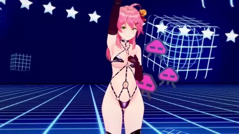 MMD  sakura miko [Haniwa's Miniature Garden]