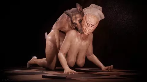 Nurse caught by dog