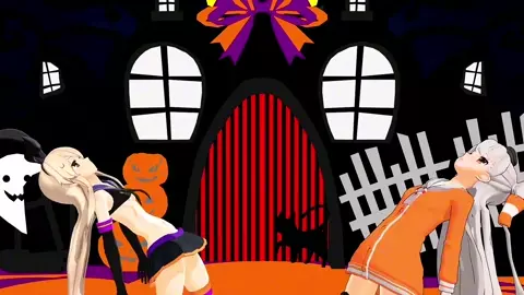 Shimakaze & Amatsukaze - Happy Halloween [MMD R15] Ruby MMD