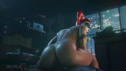 Harley was feeling anxious.(black +nude) [VGErotica]