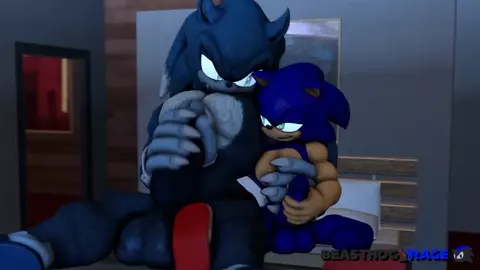 Sonic and Werehog Masturbation