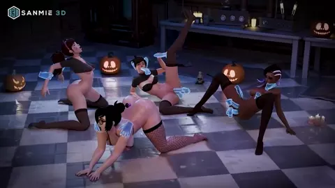 Overwatch Halloween Orgy