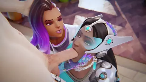 Symmetra & Sombra BJ [White][Cawneil][NO WM]