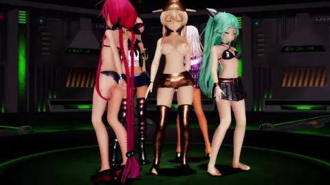 Shimakaze, Yamakaze, Kawakaze, Ro500 & Prinz - Shipgirls Orgy [MMD R18] iorithm