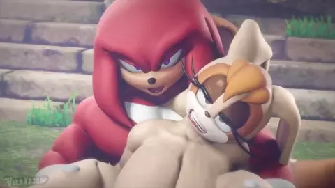 Knuckles Smashing Vanilla