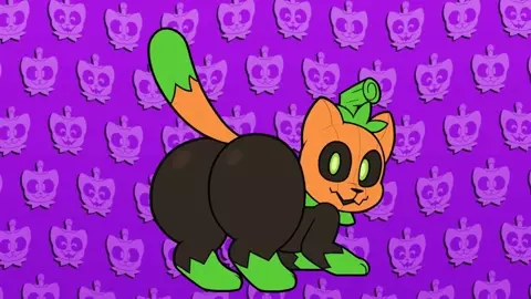 Spooky Scary Pumpkin Cats