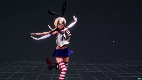 Shimakaze - Party time hurry up [MMD R18] Delor