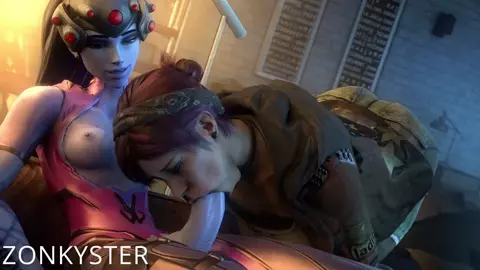 Widowmaker Sucked By Fetch [Zonkyster]