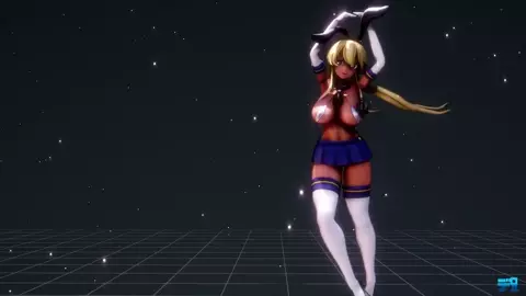 Adult Shimakaze - Onegai Darling (A ver) [MMD R15]