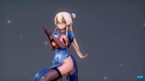Adult Shimakaze - Darling Dance (A ver) [MMD R15]