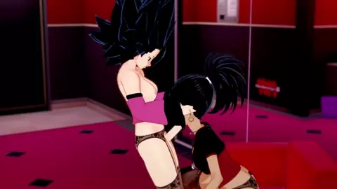 Caulifla and Kale futa hentai
