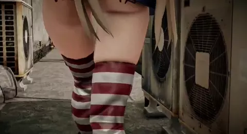 Shimakaze is eager to have sex in public places [R18] Taka84