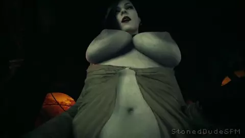 Lady Dimitrescu, is STILL in heat. [Stoneddude]
