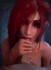 Katarina getting face fucked