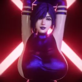 Psylocke shaking tits