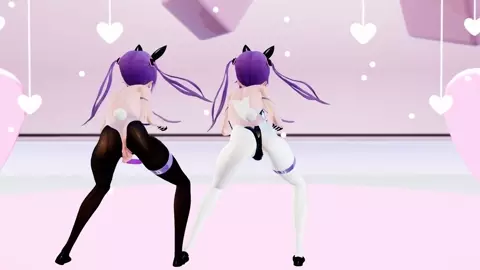 LO Crab crotch ghost dance with LO-chan