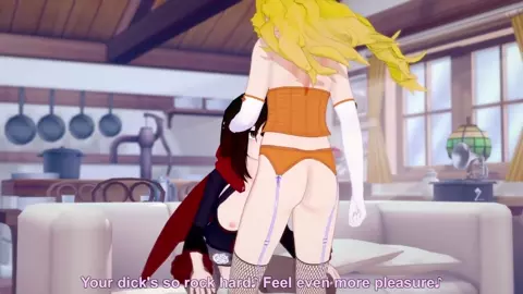 RWBY Ruby and Yang futa