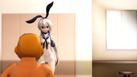 Shimakaze - Love Will Surely Skyrocket [MMD R18] Carbonized Eye