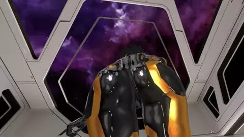 VRCHAT Gina Latex Suit Facesitting POV