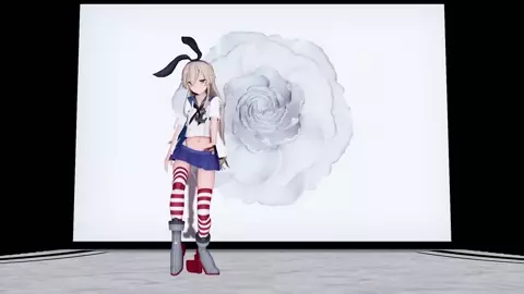 Shimakaze - Donut Hole [MMD R18] Snow VR