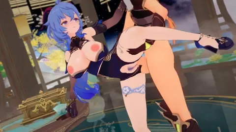 ganyu x aether sex