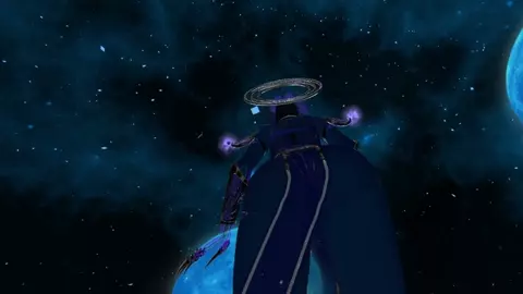 VRCHAT Blue Goddess Facesitting POV