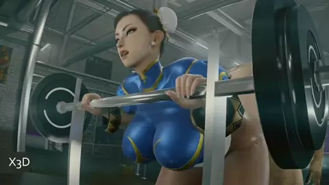 Chun-li Gym Session [Bleached Edit] [X3D]