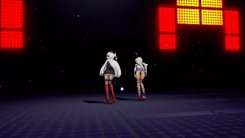 Shimakaze & Amatsukaze - Chocolate Cream [MMD R18] west4826