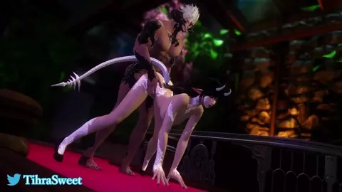 Au Ra Slut Getting Fucked After Hours