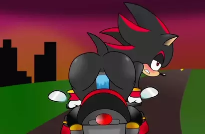 Shadow Riding Bike