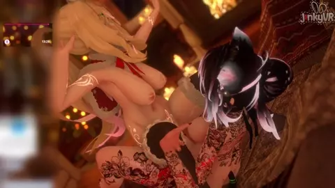 [JinkyVR] I'm so hopelessly ADDICTED to riding HanabiAero's COCK~