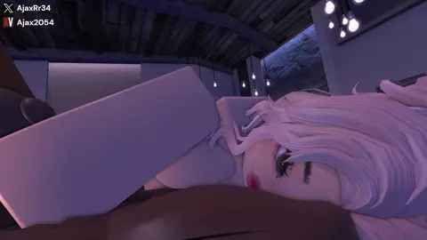 Threesome with some hot college babes in roblox