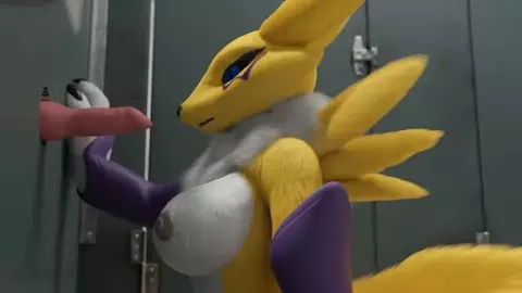 Renamon Doing her Best Job.