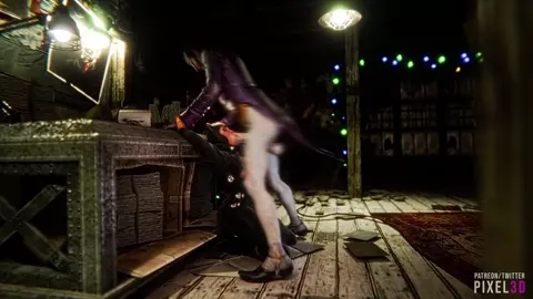 Catwoman Throat Fuck [Pixel3D][4K]