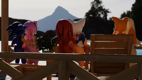 Orgy in the beach