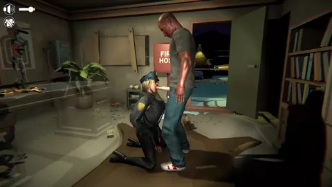 Chased by a cop