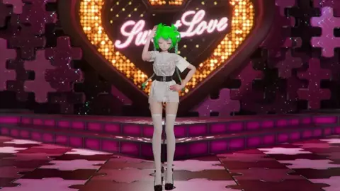 Vocaloid Hatsune Miku Shake It Song Hentai Undressing Dance Tatto White Socks Mmd 3D