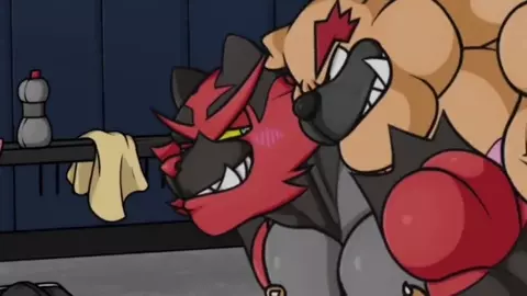 Dribble x Incineroar Part 1 (sarcasticmane)