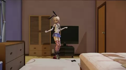 Shimakaze - Gokuraku Joudo [MMD R18] jonasjoao