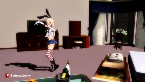Shimakaze - Gishinanki (POV Sex) [MMD R18] Sinlesscelery
