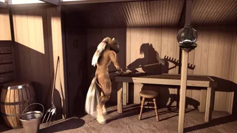 A Fox in the Stable (No Music) Taurin Fox