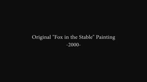 Original Painting Taurin Fox