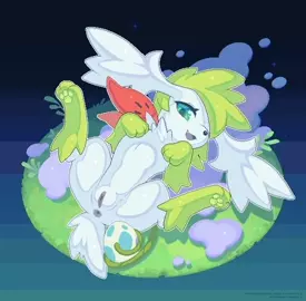Shaymin Playing with Egg