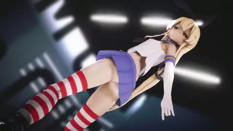 Shimakaze - Gimme × Gimme [MMD R18] TKGMMD