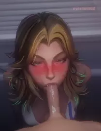 Sue Storm sloppy bj (nyakawaiixd)